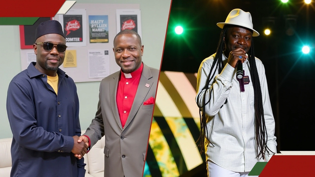 Reggae Star Glen Washington Stuns Congregation at Bishop Kiengei's Church: A Blend of Secular and Sacred